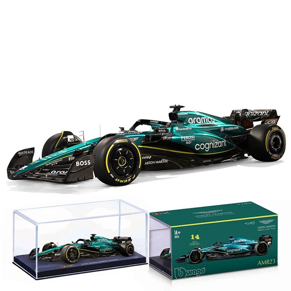 AMR23 Aston Martin F1 Team 2023 1:43 BOX Fernando Alonso Scale Car