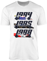 Toleman TG184 Lotus 98T McLaren F1 Team Championship Car MP4 T-shirt