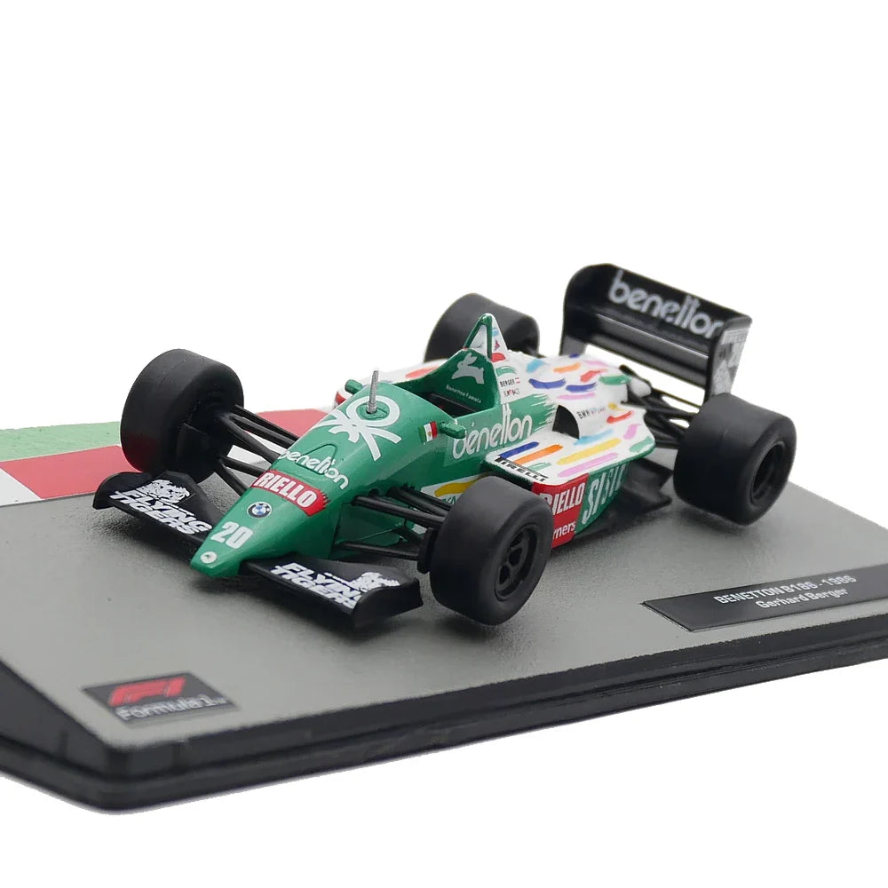 B186 Benetton 1986 1:43 - Gerhard Berger Scale Car