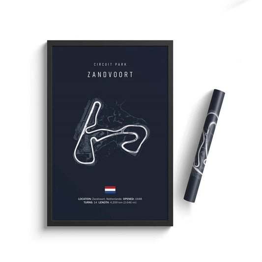 Zandvoort Circuit Poster
