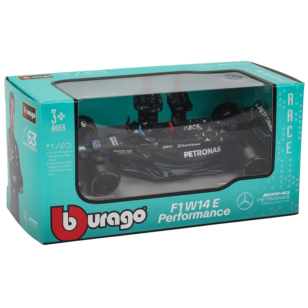 W14 Mercedes AMG Petronas F1 Team 2023 1:43 Scale Car