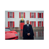 Lewis Hamilton Enzo Ferrari's House Poster