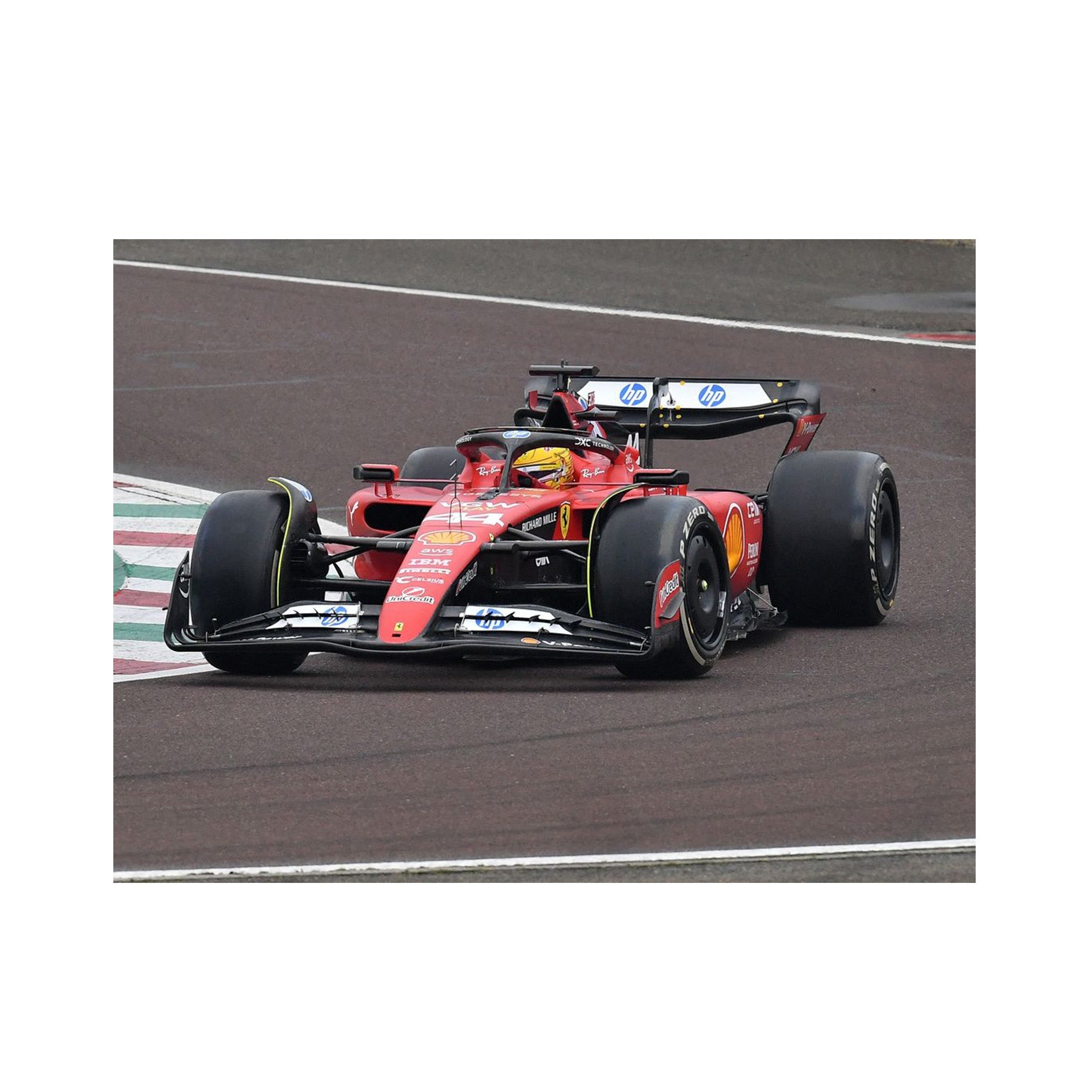 Lewis Hamilton Fiorano Test Poster