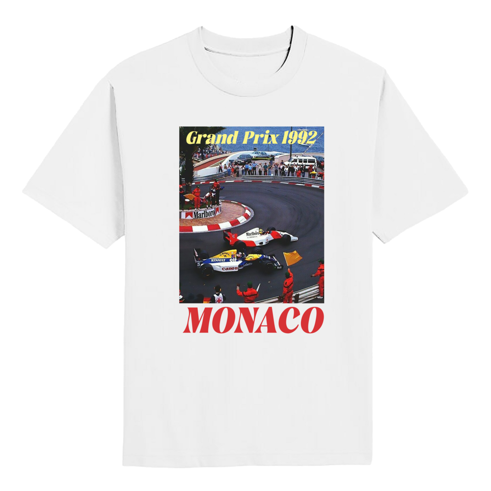 Monaco Grand Prix 1992 Formula 1 Legends T-shirt