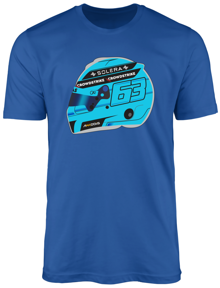 George Russel 2024 Helmet T-shirt