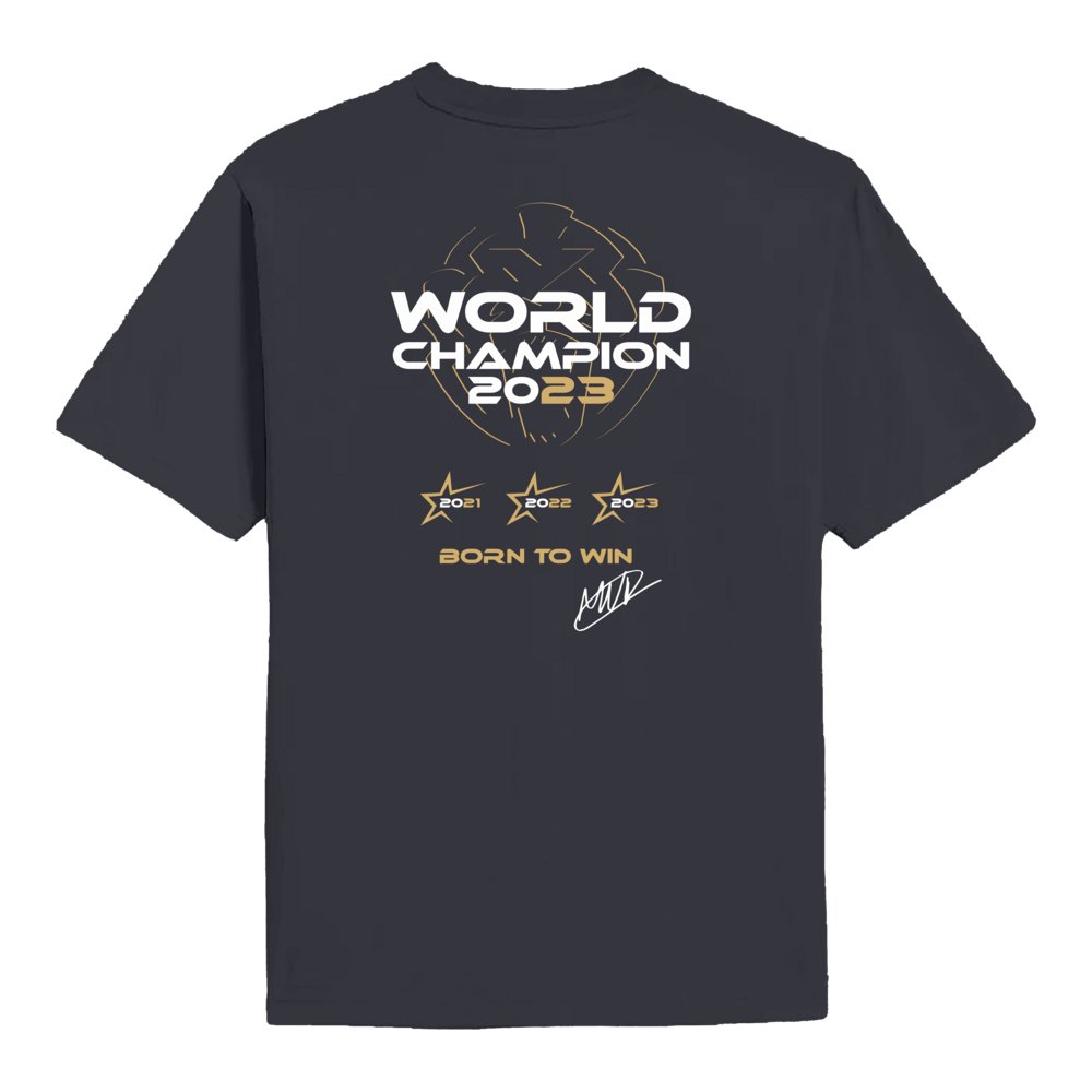 Max Verstappen Tree-Times World Champion 2023 T-shirt