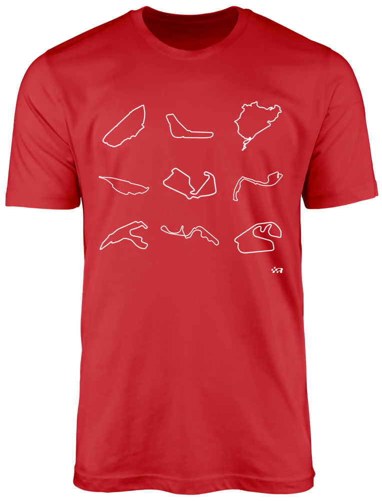 Formula 1 Tracks T-shirt