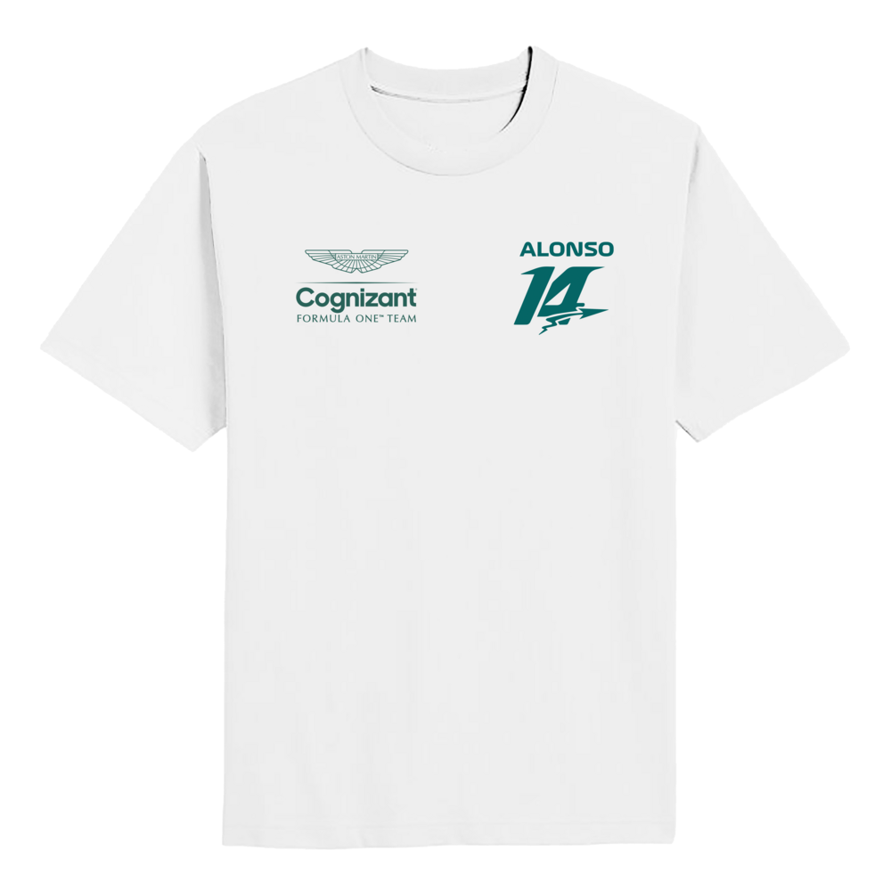 Fernando Alonso 14 Aston Martin F1 Team 2024 T-shirt