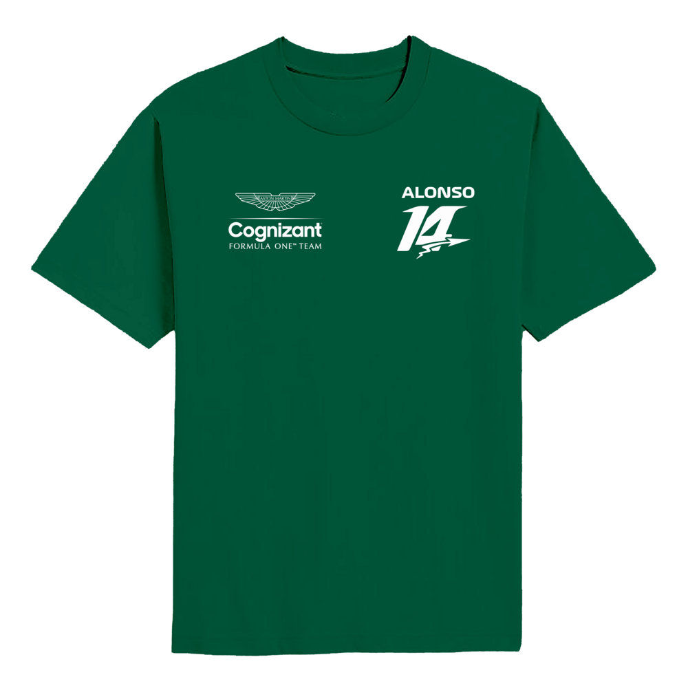 Fernando Alonso 14 Aston Martin F1 Team 2024 T-shirt