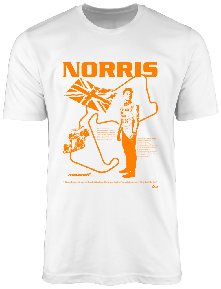 Lando Norris Silverstone Circuit T-shirt