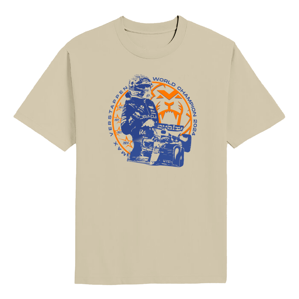 Max Verstappen Four-Time World Champion 2024 T-shirt
