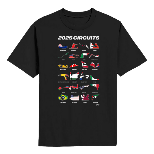 2025 F1 Circuits T-shirt