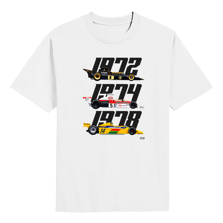 Emerson Fittipaldi 2-Team Formula 1 World Champion T-shirt