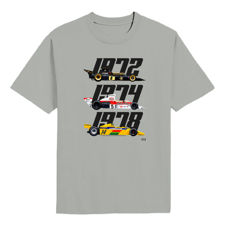 Emerson Fittipaldi 2-Team Formula 1 World Champion T-shirt