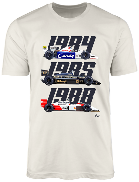 Toleman TG184 Lotus 98T McLaren F1 Team Championship Car MP4 T-shirt