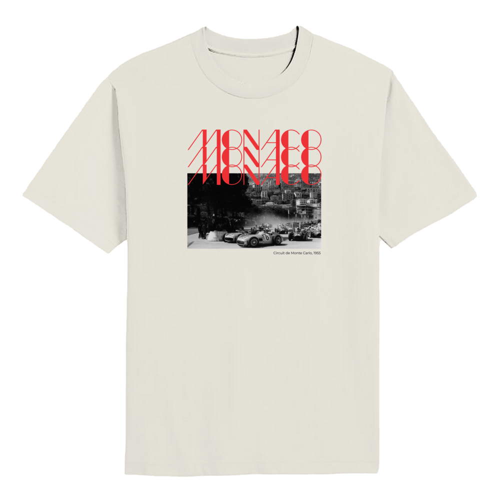 Monaco Circuit of Monte Carlo 1955 - Front Print T-shirt