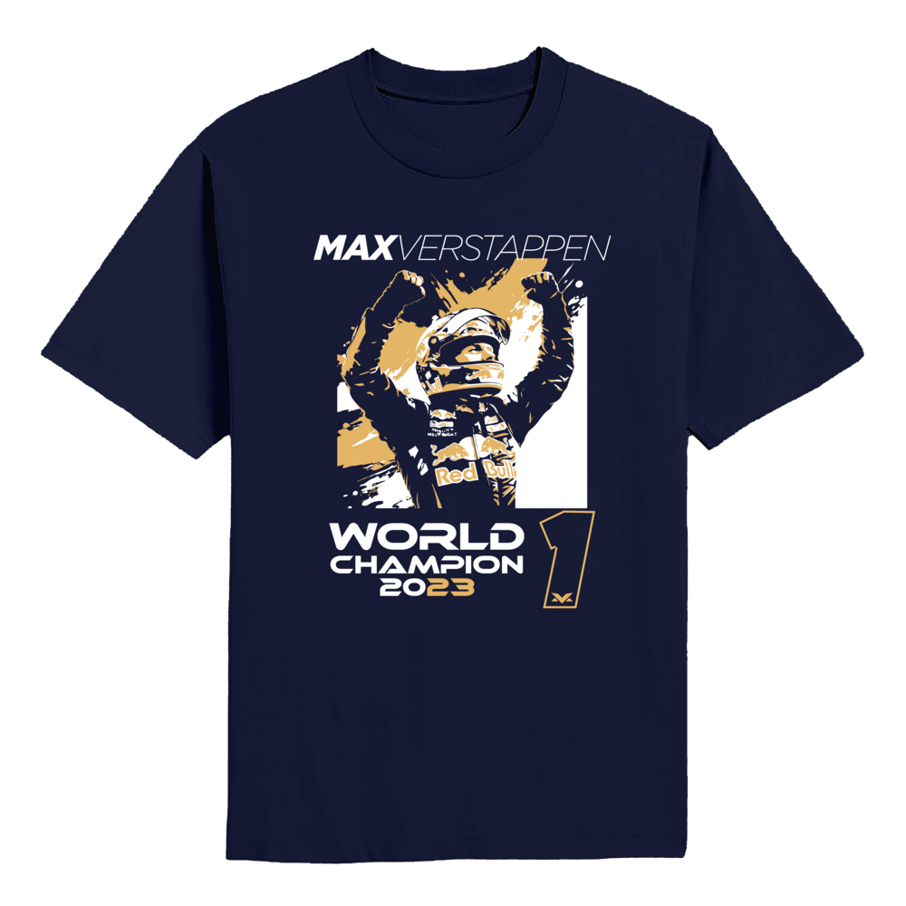 Max Verstappen Tree-Times World Champion 2023 T-shirt