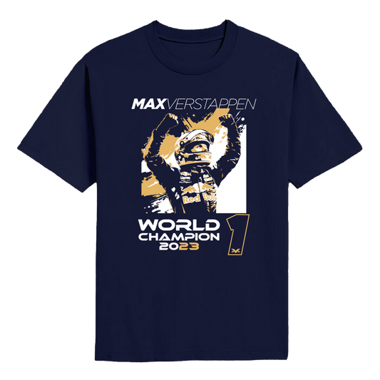 Max Verstappen Tree-Times World Champion 2023 T-shirt