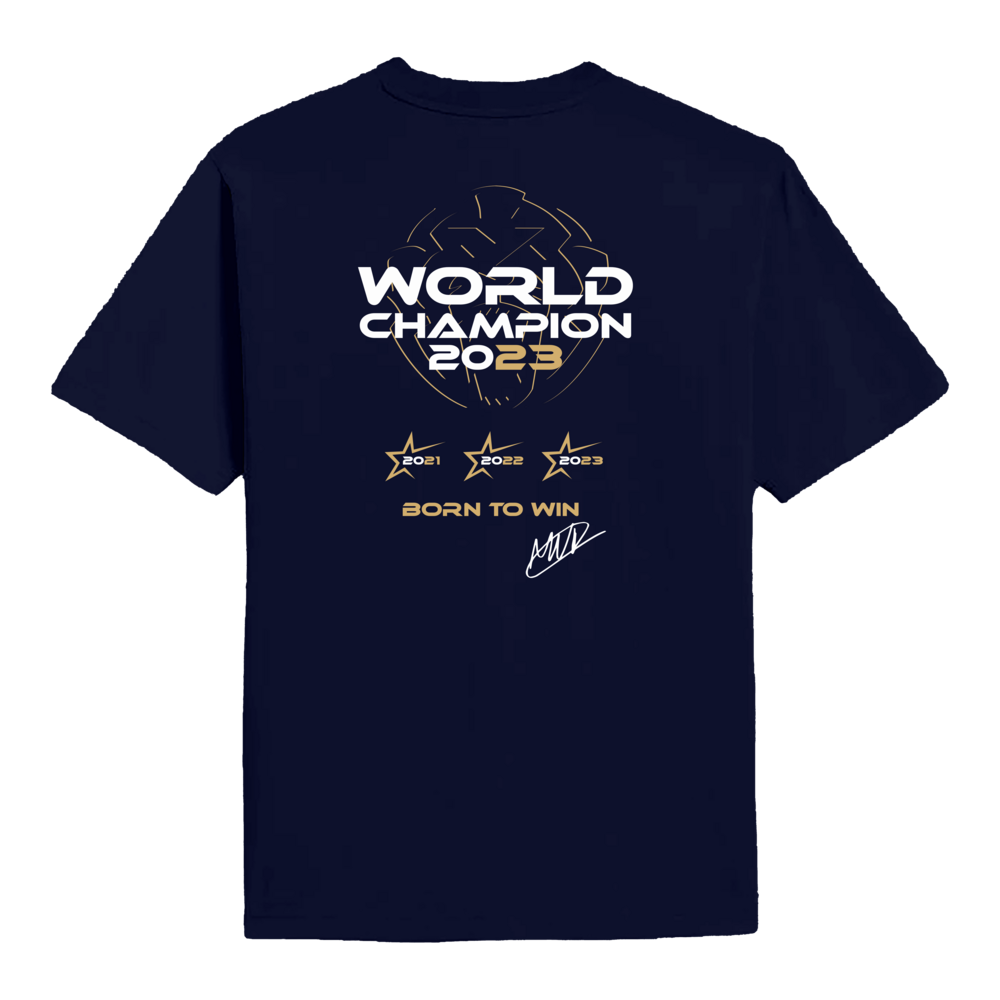 Max Verstappen Tree-Times World Champion 2023 T-shirt